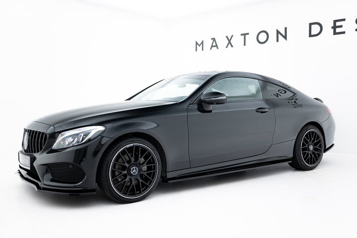 SIDE SKIRTS DIFFUSERS MERCEDES- BENZ C-CLASS W205 COUPE AMG-LINE