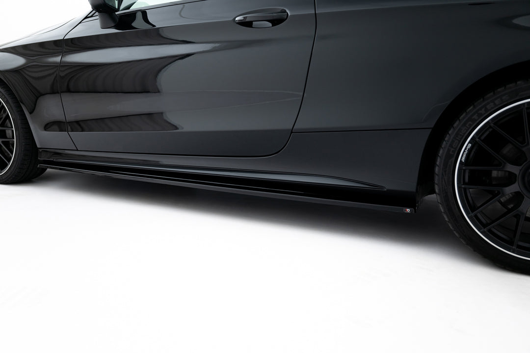 SIDE SKIRTS DIFFUSERS MERCEDES- BENZ C-CLASS W205 COUPE AMG-LINE