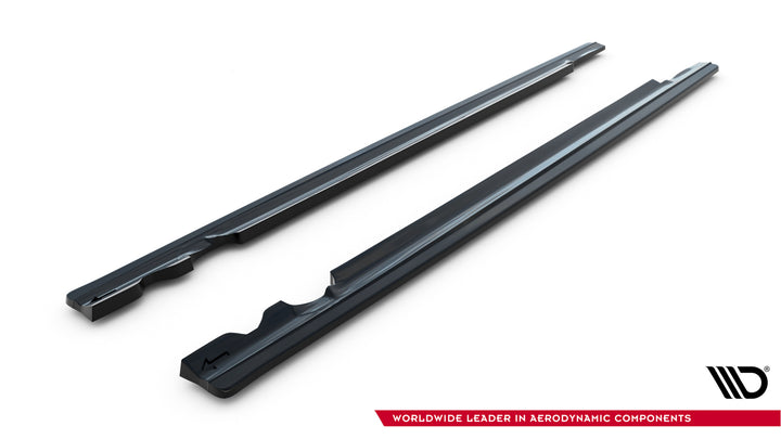 SIDE SKIRTS DIFFUSERS MERCEDES- BENZ C-CLASS W205 COUPE AMG-LINE