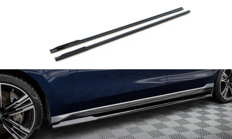 SIDE SKIRTS DIFFUSERS BMW i7 M-pack G70