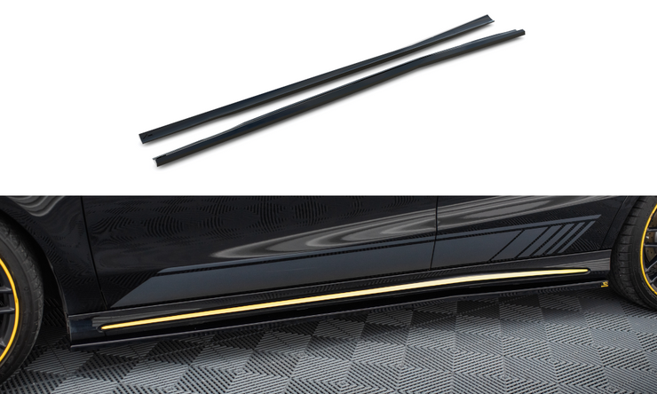 SIDE SKIRTS DIFFUSERS MERCEDES-AMG CLA 45 C117 FACELIFT