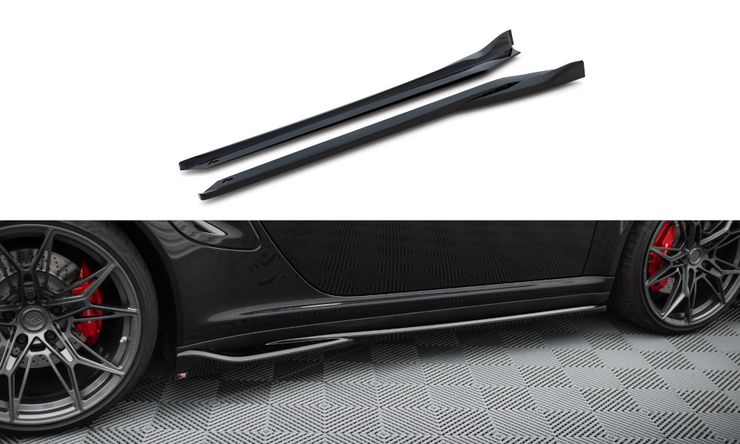 SIDE SKIRTS DIFFUSERS PORSCHE 911 TURBO 997