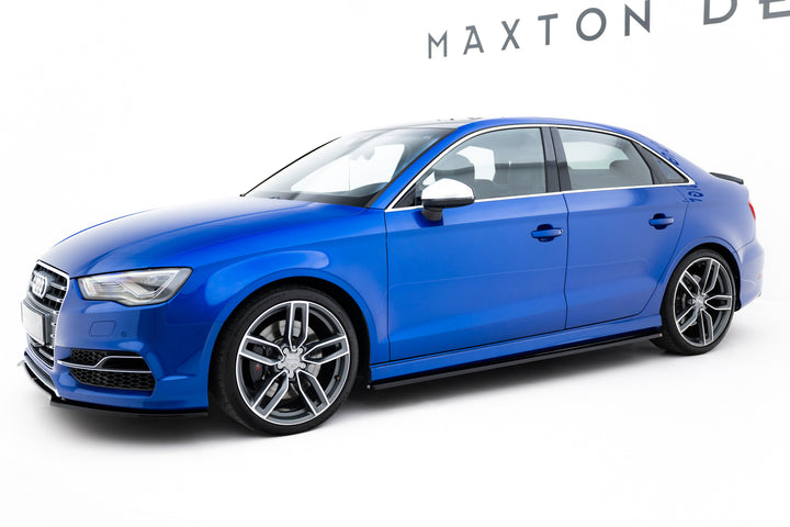 SIDE SKIRTS SPLITTERS AUDI S3 / A3 S-LINE 8V / 8V FL SEDAN