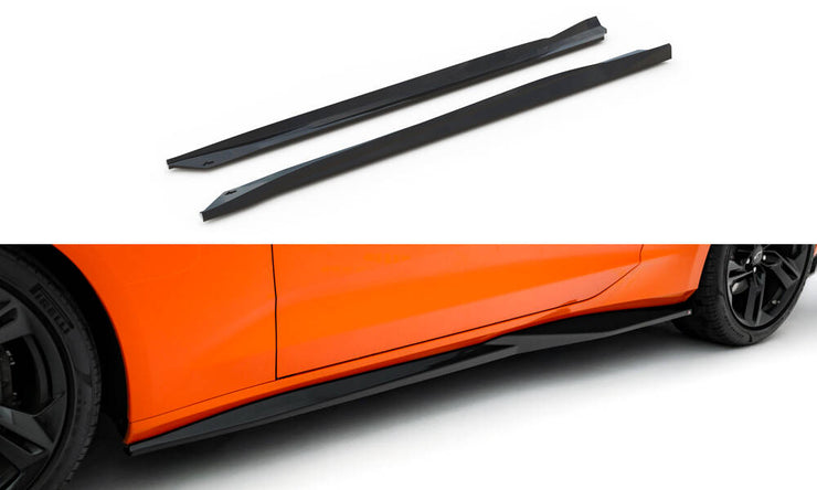 Side Skirts Diffusers V.1 Chevrolet Camaro SS Mk6 Facelift