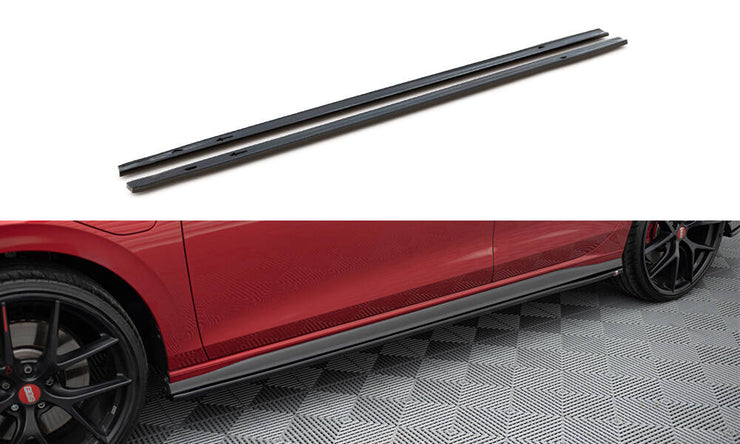 SIDE SKIRTS DIFFUSERS VOLKSWAGEN GOLF 8 GTI / GTI CLUBSPORT / R-LINE