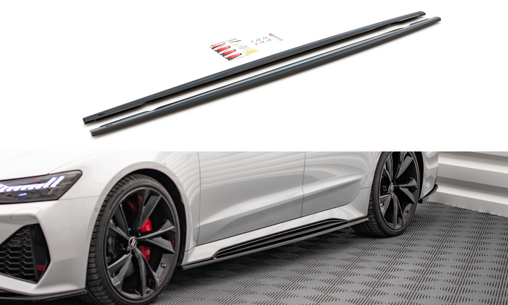 SIDE SKIRTS DIFFUSERS V.2 AUDI RS6 C8