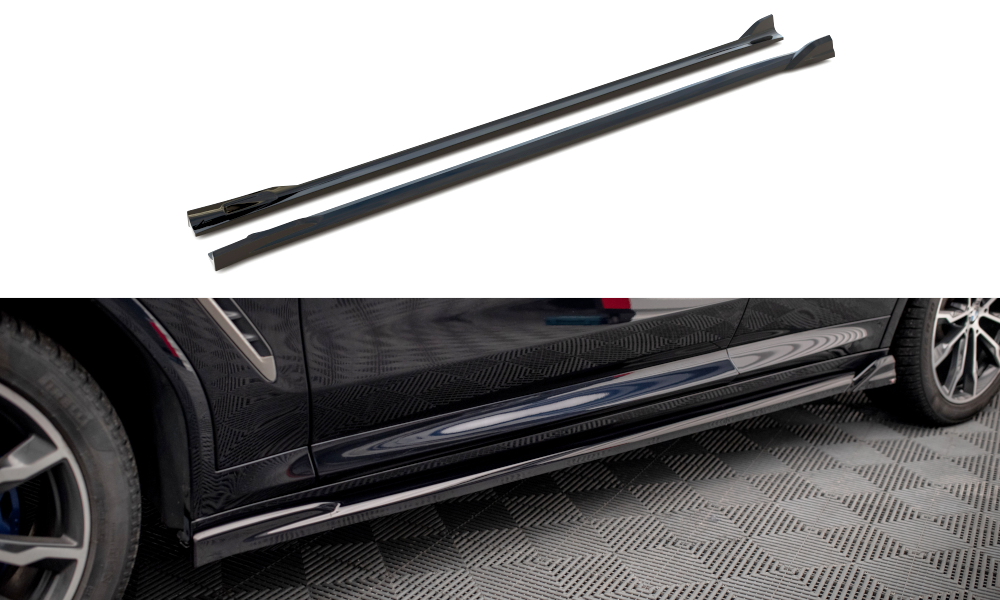 SIDE SKIRTS DIFFUSERS V.2 BMW X4 M-PACK G02