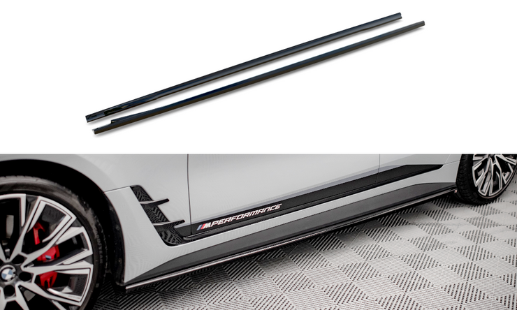 SIDE SKIRTS DIFFUSERS V.2 BMW I4 M-PACK G26 [MY2022 - ]