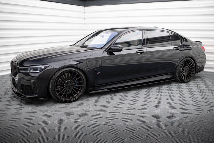 Side Skirts Diffusers V.2 for BMW 7 M-Pack G12 (LONG)