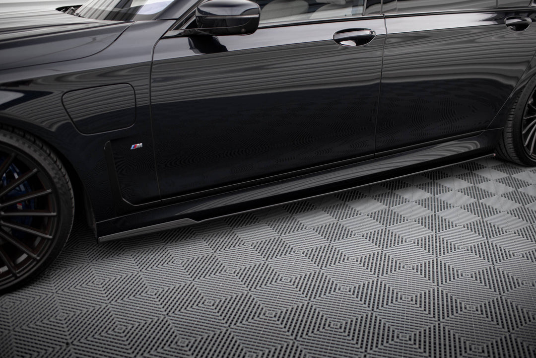 Side Skirts Diffusers V.2 for BMW 7 M-Pack G12 (LONG)