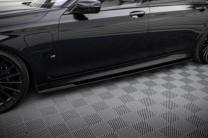 Side Skirts Diffusers V.2 for BMW 7 M-Pack G12 (LONG)