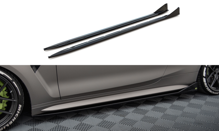 SIDE SKIRTS DIFFUSERS V.3 CSL LOOK BMW M4 G82