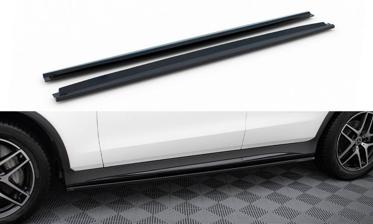 SIDE SKIRTS DIFFUSERS V.3 MERCEDES-BENZ GLC COUPE AMG-LINE C253