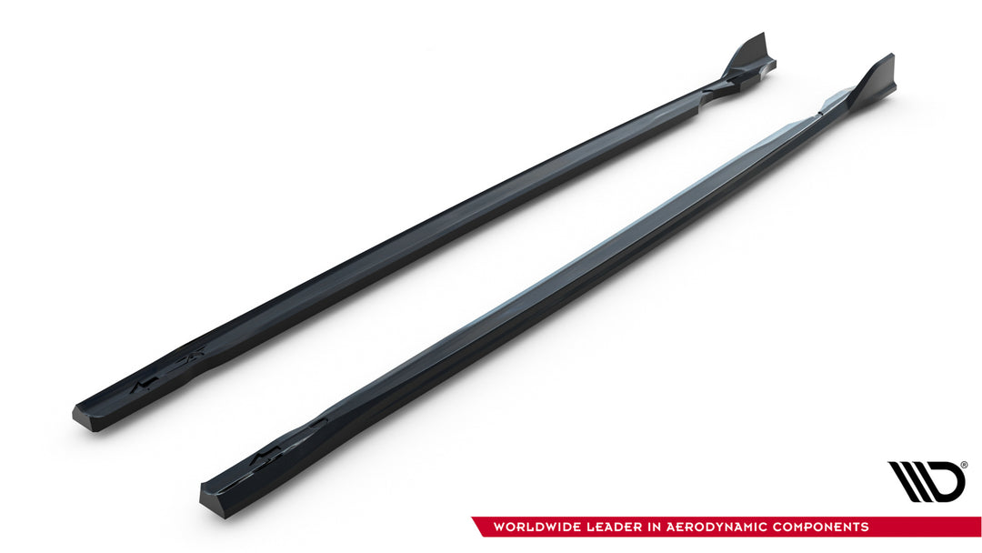 Side Skirts Diffusers V.4 Volkswagen Golf R Hatchback Mk8 / Mk8 Facelift