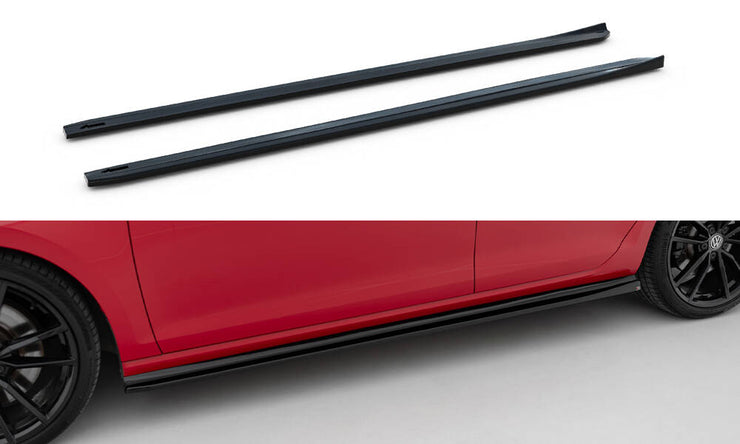 SIDE SKIRTS DIFFUSERS V.4 VW GOLF 7 R GTI FACELIFT