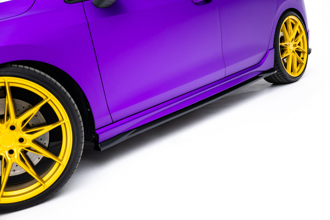 Side Skirts Diffusers V.5 Volkswagen Golf R Hatchback Mk8 / Mk8 Facelift