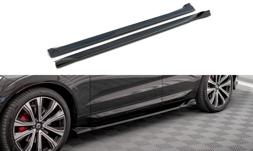 SIDE SKIRTS DIFFUSERS VOLVO XC60 R-DESIGN MK2 FACELIFT