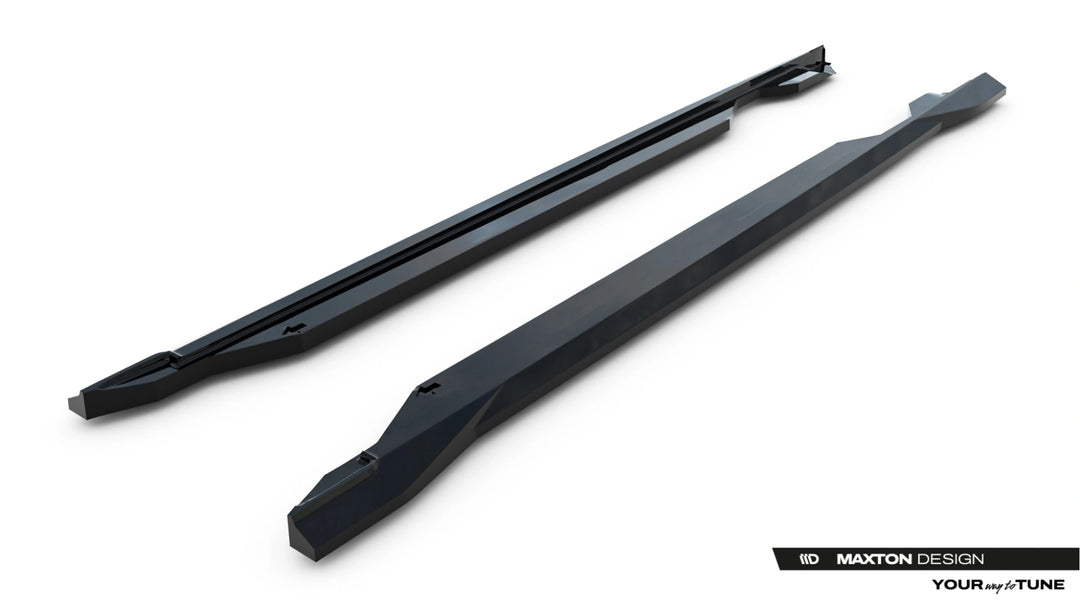 Side Skirts Diffusers suitable for Audi Q6 e-tron Standard / S-Line / SQ6 e-tron SUV / Sportback Mk1