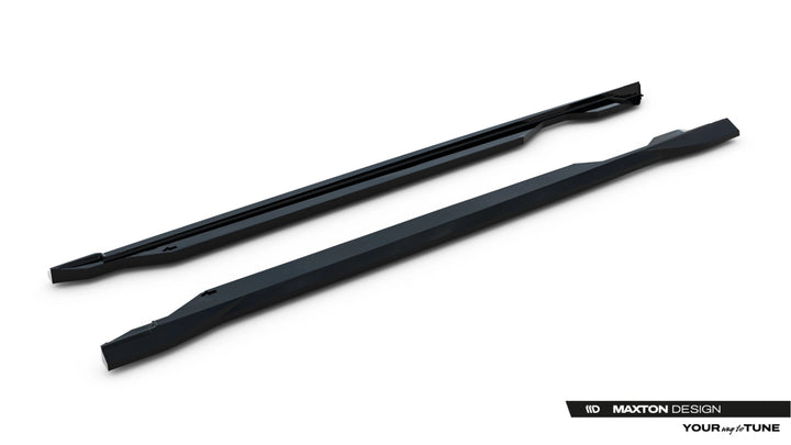 Side Skirts Diffusers suitable for Audi Q6 e-tron Standard / S-Line / SQ6 e-tron SUV / Sportback Mk1