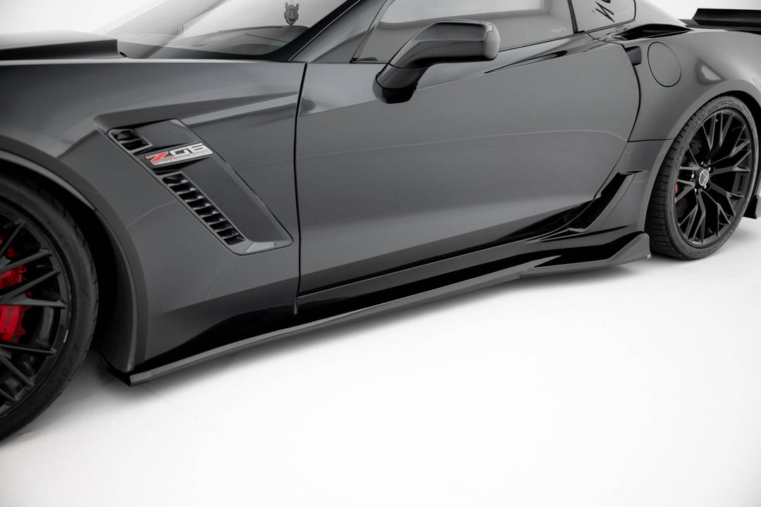 Side Skirts Diffusers suitable for Chevrolet Corvette Z06 C7