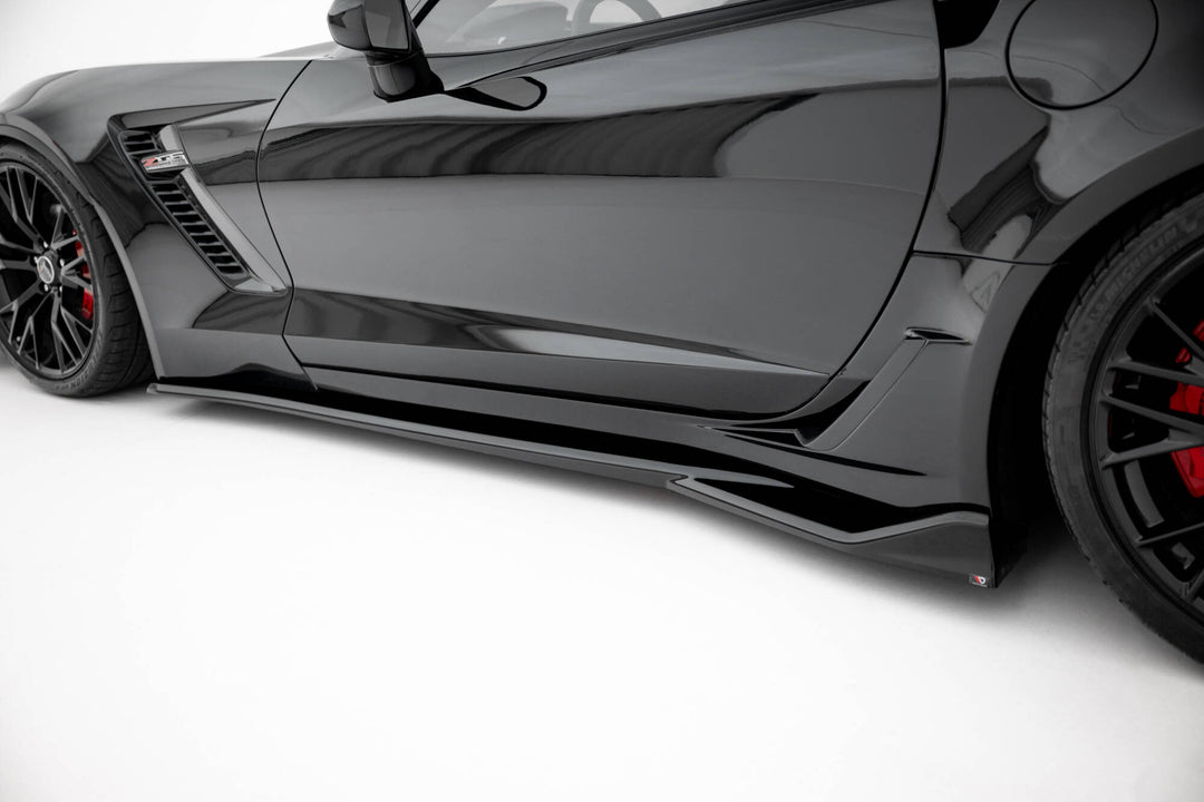 Side Skirts Diffusers suitable for Chevrolet Corvette Z06 C7