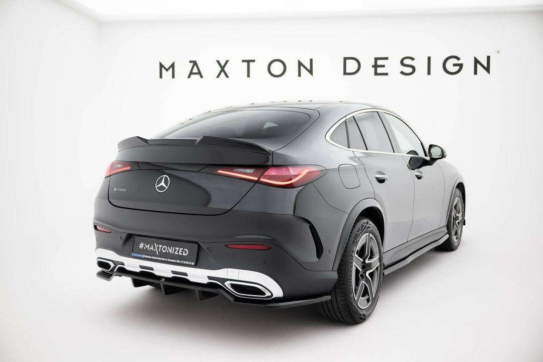 Compatible avec Mercedes Benz GLC Classe Coupé C253 GLC260 300 2016-2020, aileron de toit arrière de voiture, kit de carrosserie sport, noir brillant Compatible avec Mercedes Benz GLC Classe Coupé C253 GLC260 300 2016-2020, aileron de toit arrière de voiture, kit de carrosserie sport, noir brillant