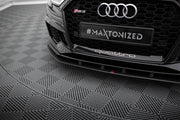 STREET PRO FRONT SPLITTER AUDI RS3 SEDAN 8V FACELIFT