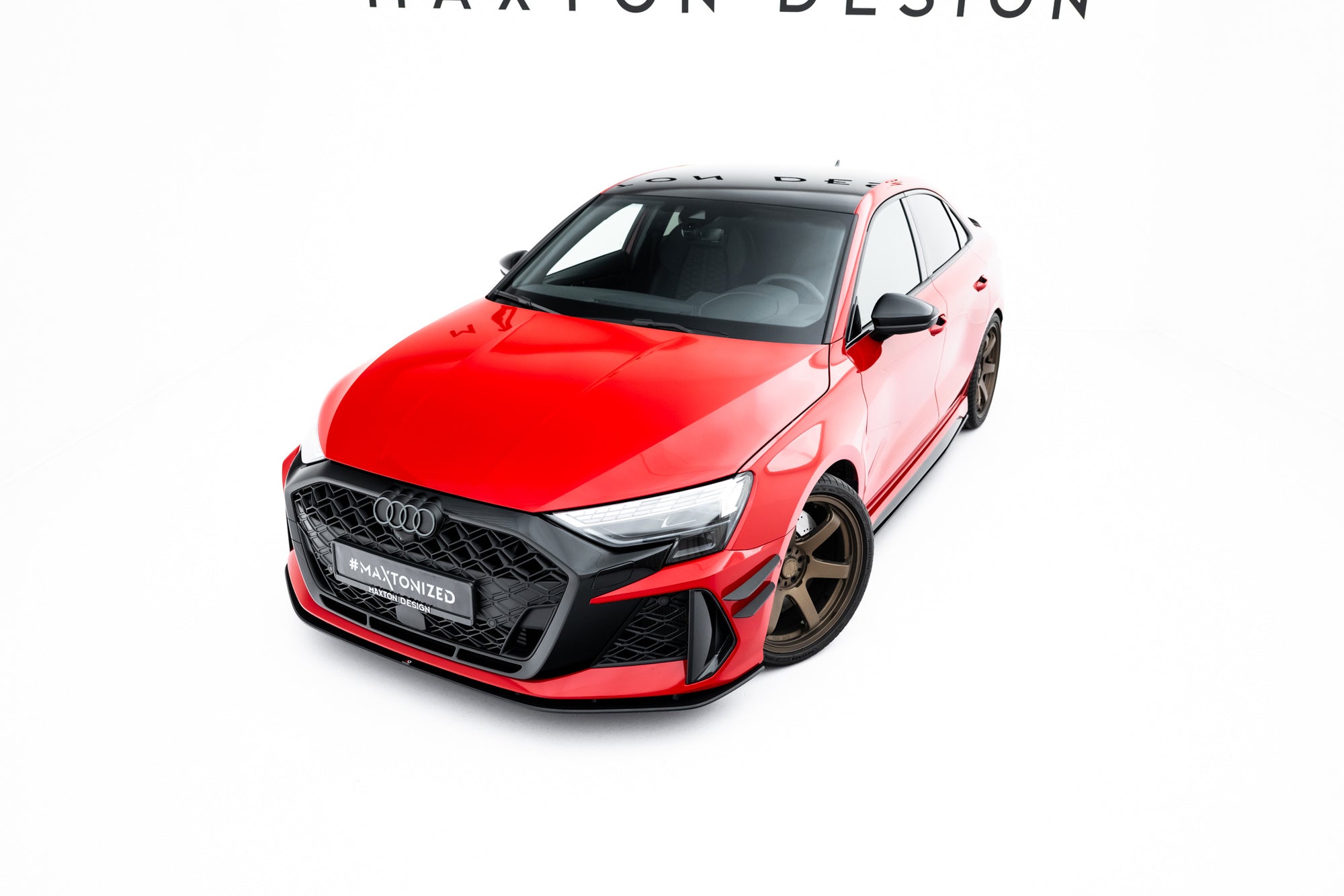Street Pro Front Splitter Audi RS3 Sedan 8Y Facelift – Maxton