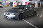 Street Pro Front Splitter Audi S3 / A3 S-Line Sedan 8V