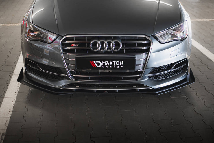 Street Pro Front Splitter + Flaps Audi S3 / A3 S-Line Sedan 8V