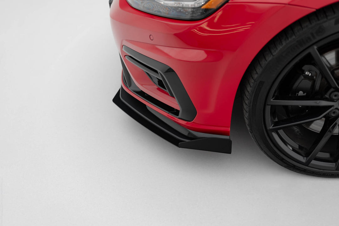 RACING DURABILITY FRONT SPLITTER + FLAPS VW GOLF 7 R FACELIFT