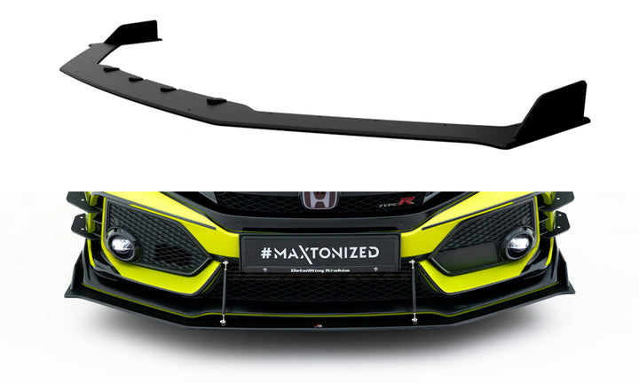 RACING DURABILITY FRONT SPLITTER HONDA CIVIC X TYPE-R