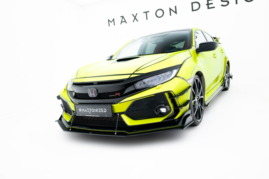 RACING DURABILITY FRONT SPLITTER HONDA CIVIC X TYPE-R