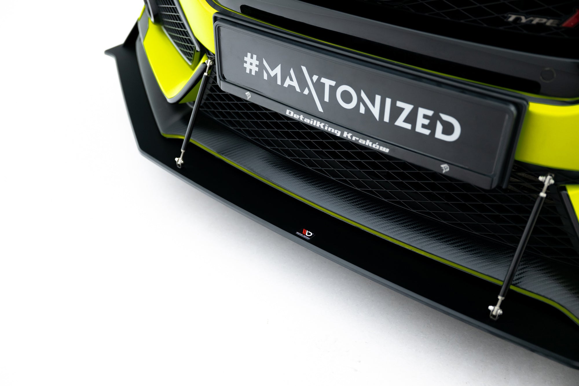 RACING DURABILITY FRONT SPLITTER HONDA CIVIC X TYPE-R – Maxton