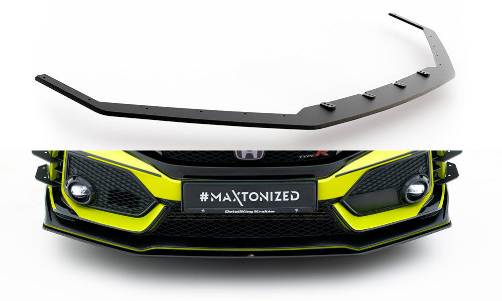 RACING DURABILITY FRONT SPLITTER V.2 HONDA CIVIC X TYPE-R – Maxton ...