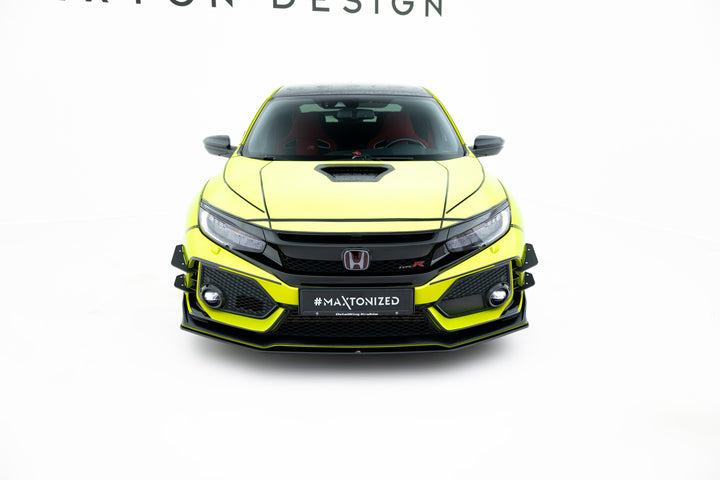 RACING DURABILITY FRONT SPLITTER V.2 HONDA CIVIC X TYPE-R