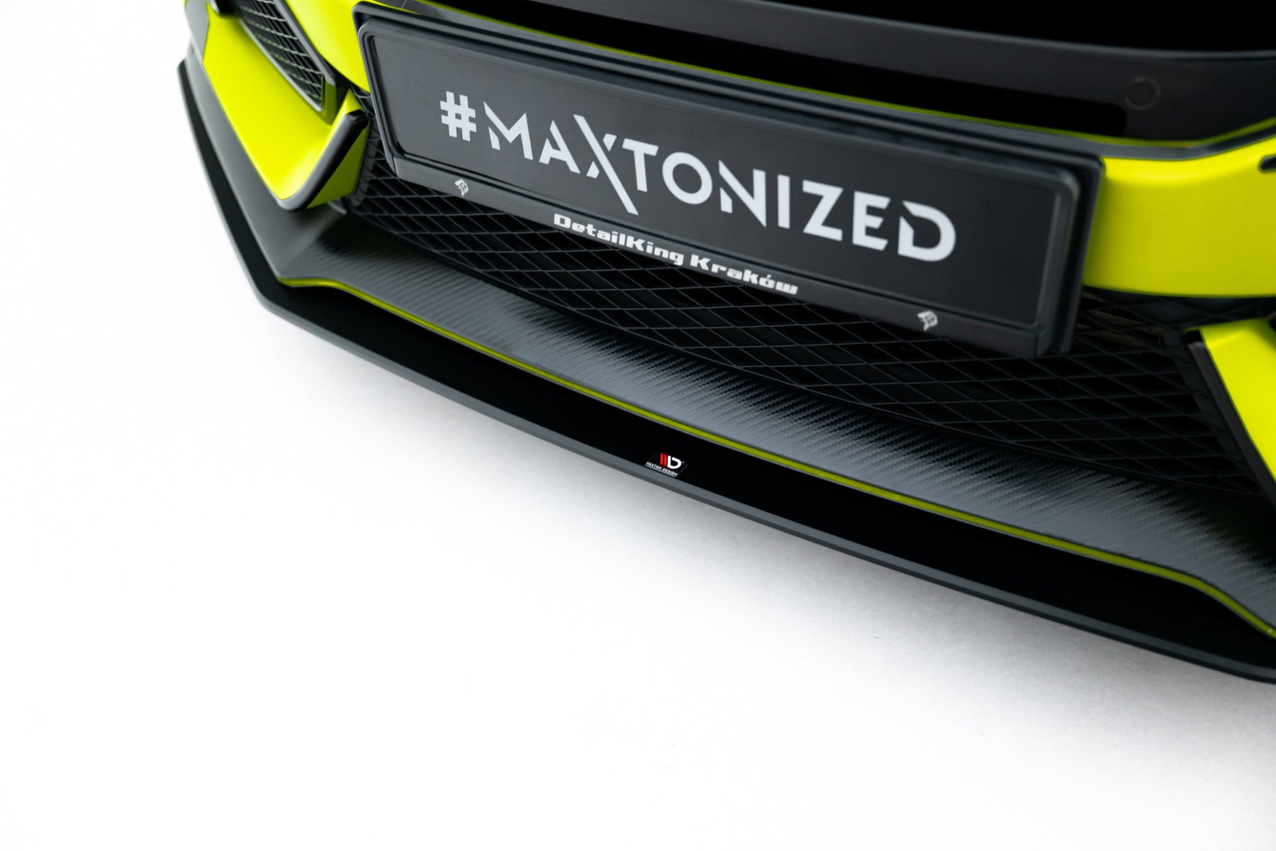 Honda Racing Splitter RACING DURABILITY FRONT SPLITTER V.2 HONDA CIVIC X TYPE-R – Maxton ...