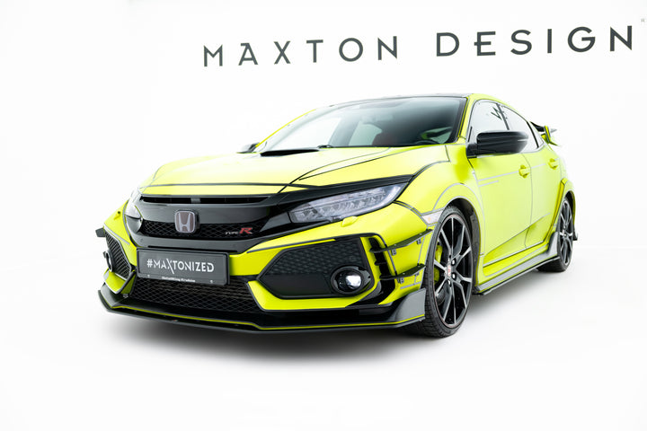 RACING DURABILITY FRONT SPLITTER V.2 HONDA CIVIC X TYPE-R
