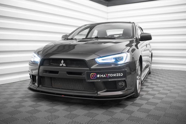 Street Pro Front Splitter suitable for Mitsubishi Lancer EVO X