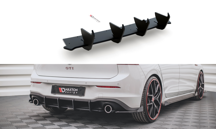 RACING DURABILITY REAR DIFFUSER V.1 VOLKSWAGEN GOLF 8 GTI