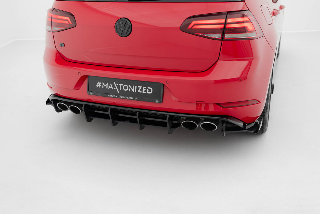 RACING DURABILITY REAR DIFFUSER VW GOLF 7 R FACELIFT