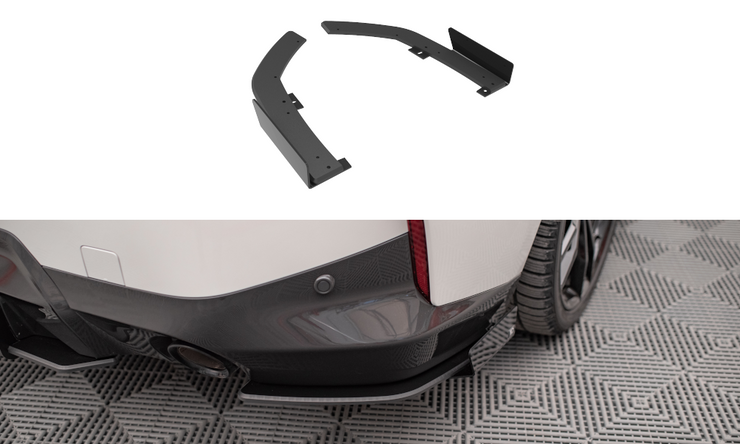 STREET PRO REAR SIDE SPLITTERS + FLAPS BMW 2 COUPE M-PACK G42