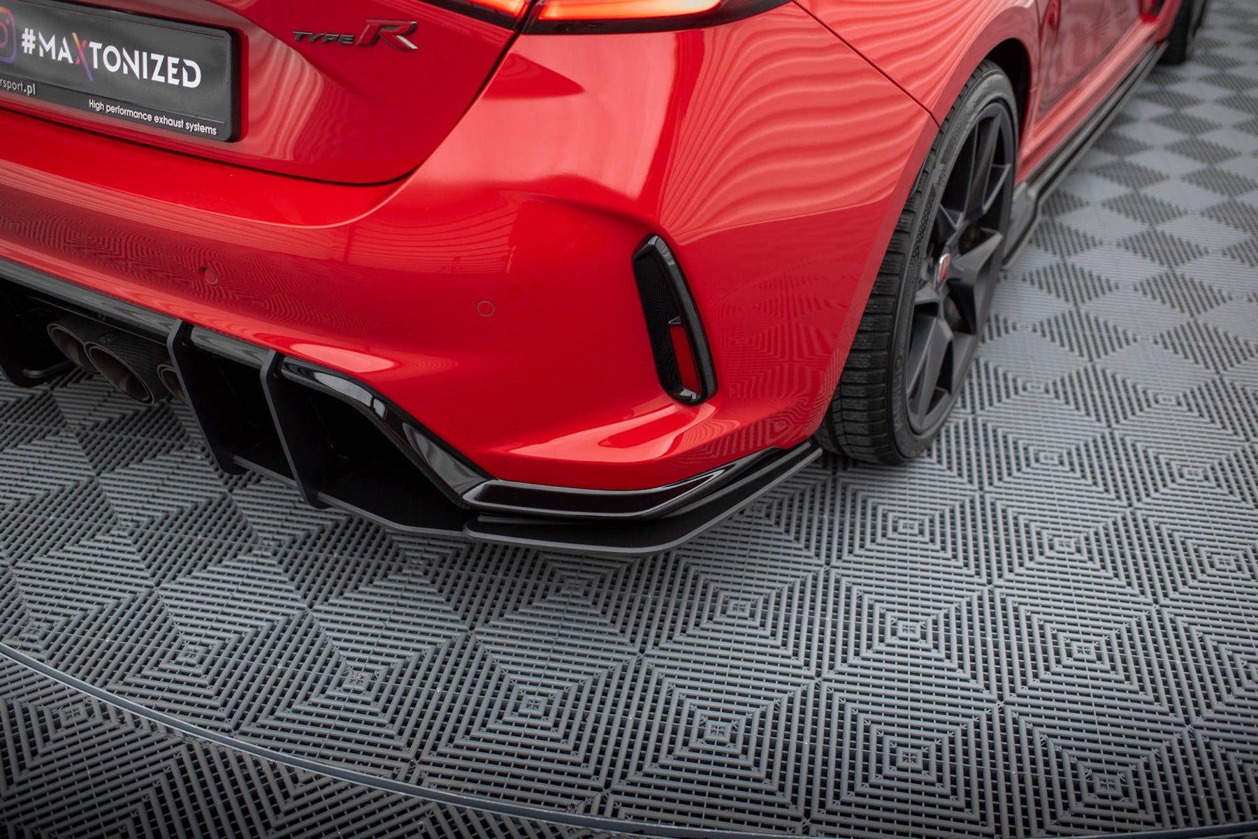 STREET PRO REAR SIDE SPLITTERS HONDA CIVIC TYPE-R MK 11 – Maxton Design USA