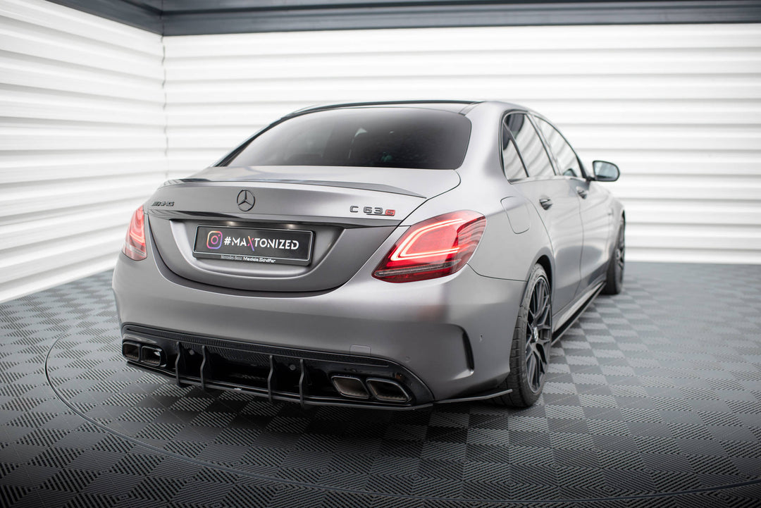 Street Pro Rear Side Splitters Mercedes-AMG C63 Sedan / Estate W205 Facelift