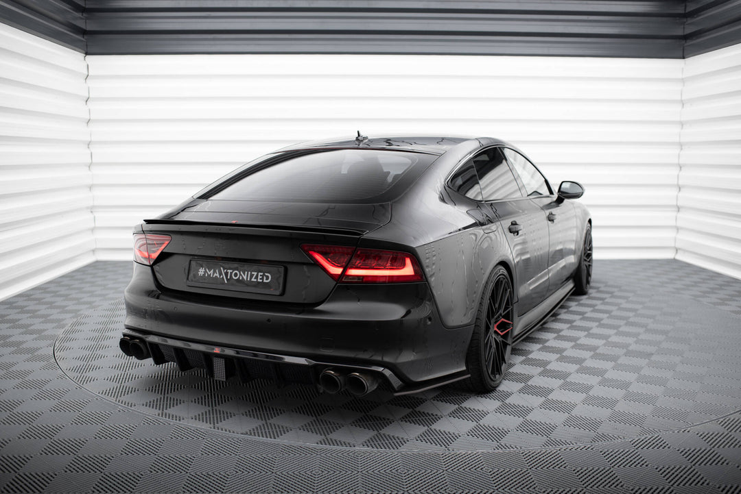 Street Pro Rear Side Splitters suitable for Audi A7 S-Line C7