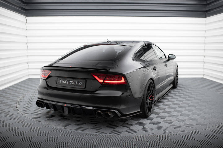 Street Pro Rear Side Splitters suitable for Audi A7 S-Line C7