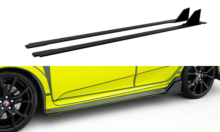 Street Pro Side Skirts Diffusers Honda Civic Type R Mk10