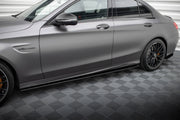 Street Pro Side Skirts Diffusers Mercedes-AMG C63 Sedan / Estate W205 Facelift