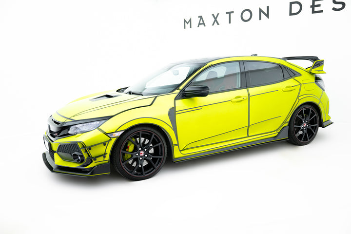 Street Pro Side Skirts Diffusers V.2 Honda Civic Type R Mk10