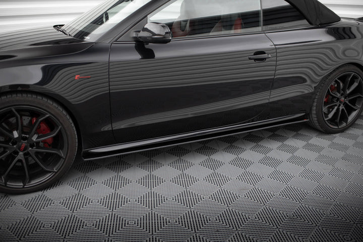 Street Pro Side Skirts Diffusers suitable for Audi A5 / A5 S-Line / S5 Coupe / Cabrio 8T / 8T Facelift
